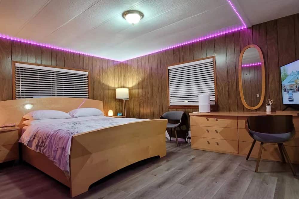 Penguin Cabin The Utmost Family Mt Rainier Getaway - אשפורד - חדר שינה