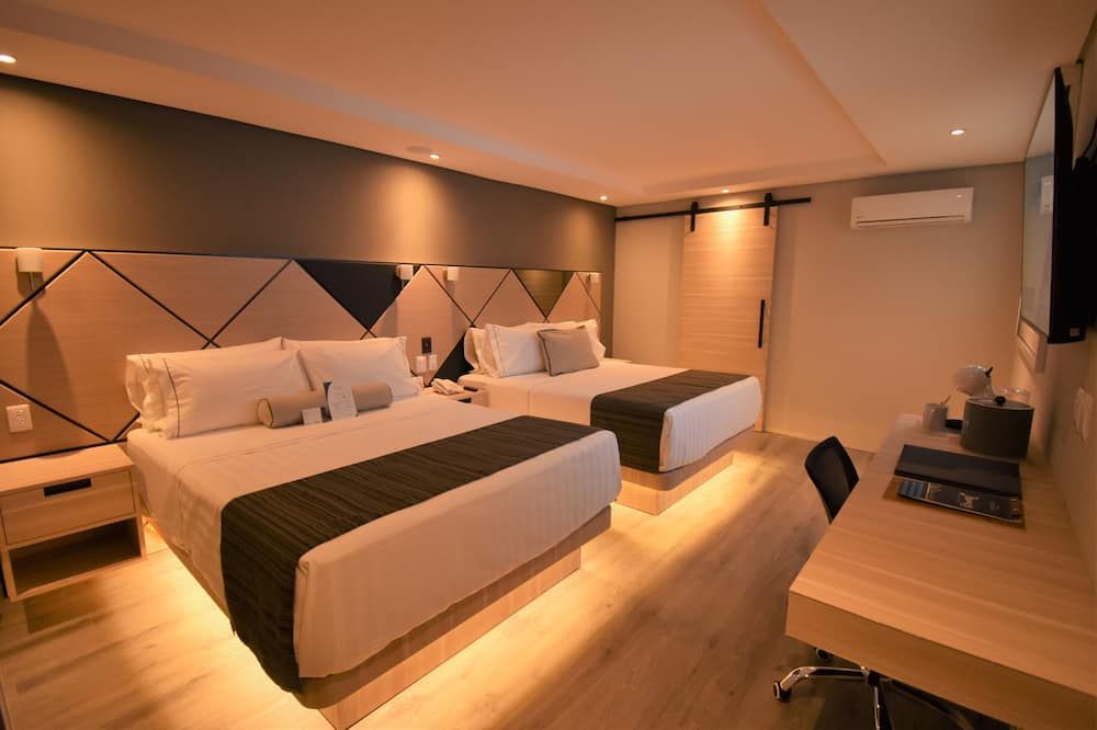 Bedroom view of Kali Centro Mexico City