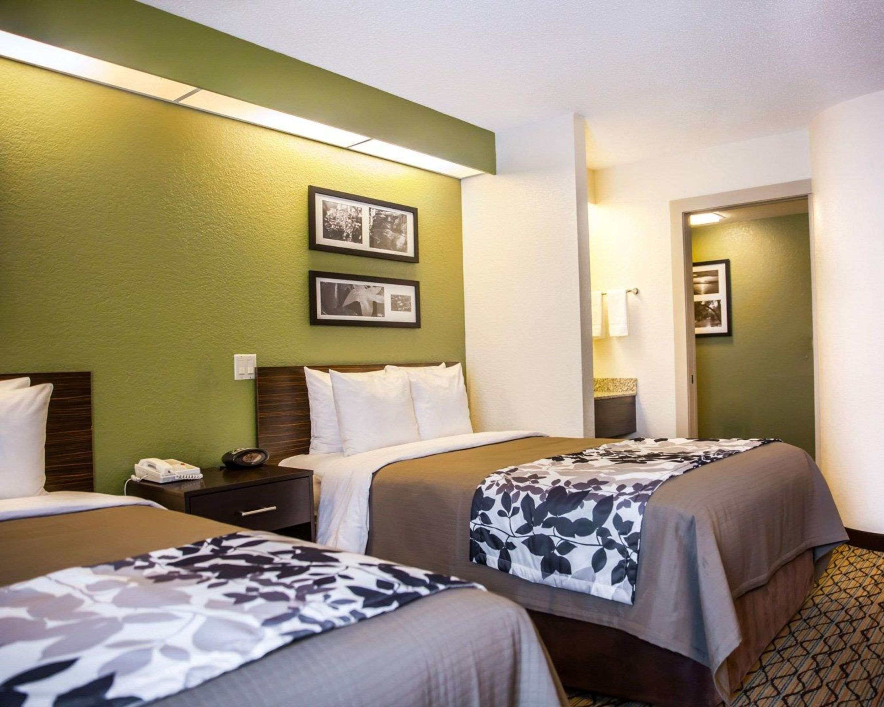 Bedroom view of Sleep Inn Rockville