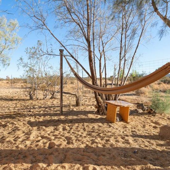 Outdoors view view of Goat House - Cozy Space To Enjoy The Desert w/Hammocks, BBQ & A Sky Full of Stars!