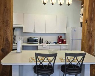 Waterfront views of Belle Isle, Detroit River, and Windsor - דטרויט - מטבח