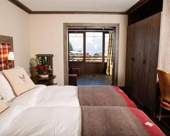 Hotel Bristol Verbier - Μπάγκνες - Κρεβατοκάμαρα