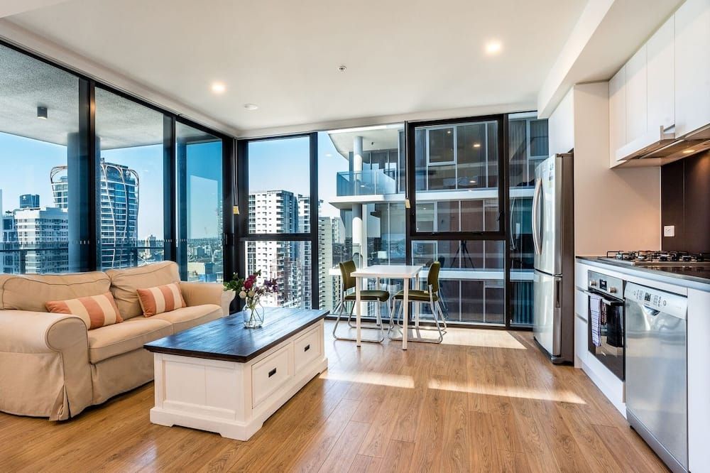 Convenient One-Bedroom Apartment in Brisbane Central Area - בריסביין - סלון