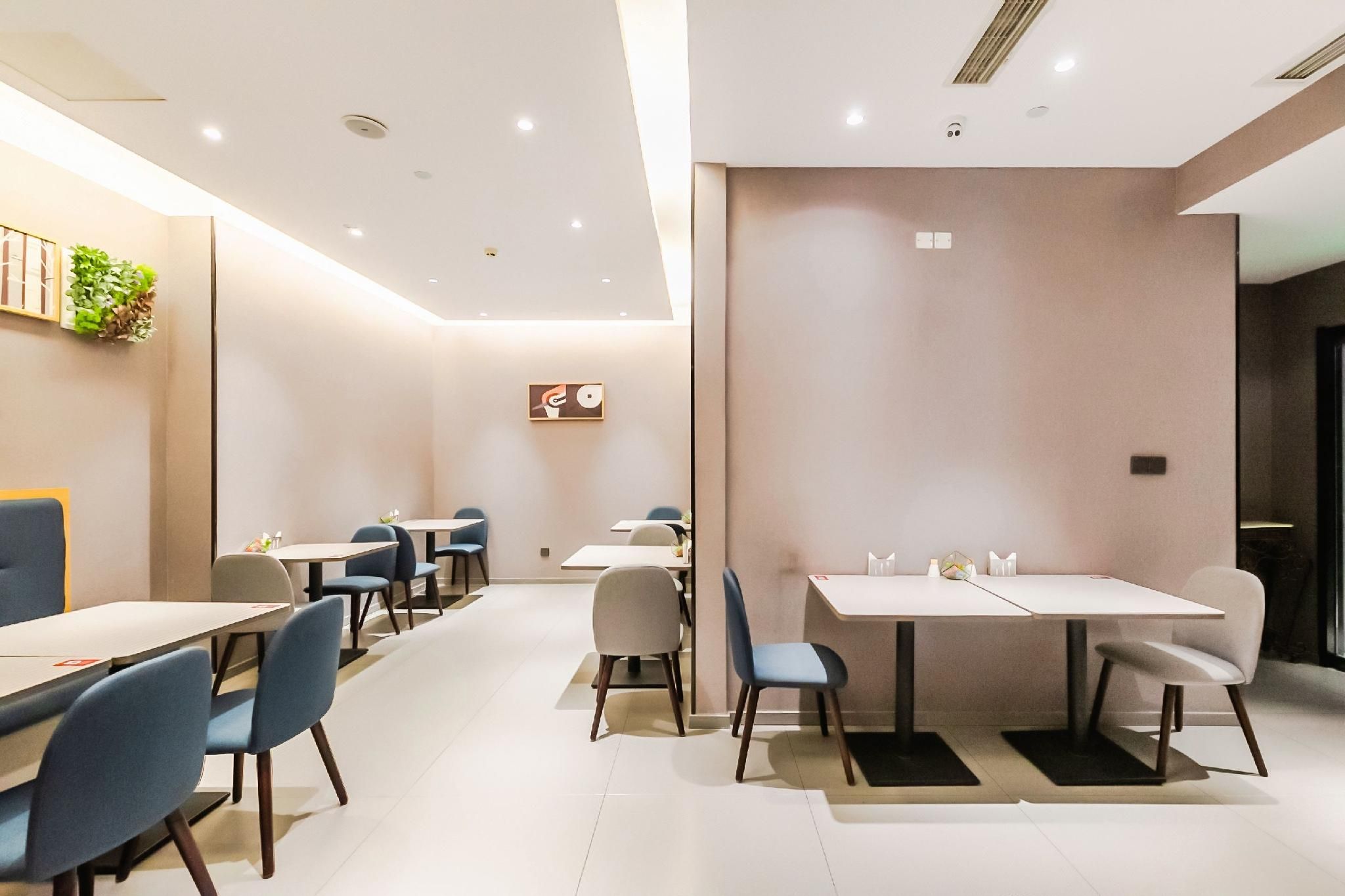 Home Inn Selected Qingdao International Exhibition Center Shilaoren Metro Station - تشينغداو - مطعم