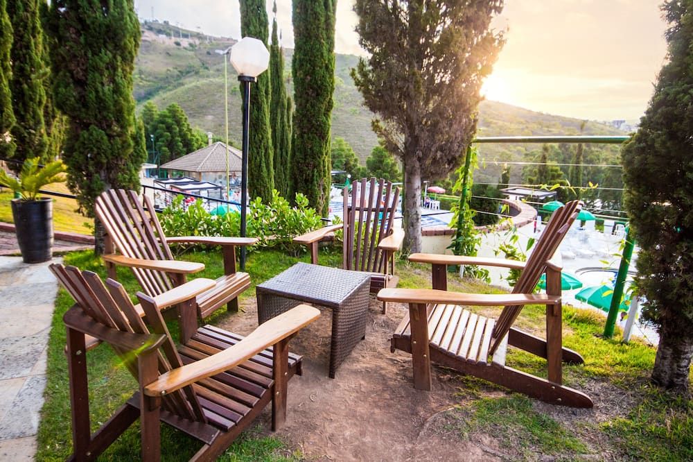 هوتل جولدن بارك ومل جميع الخيف بوسوس دي كالداس باي ناسيونال إن - دي كالداس بوكوس - شرفة مرصوفة