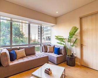 Depa 100% amueblado, equipado,gym, alberca, spa - مكسيكو ستي - غرفة معيشة