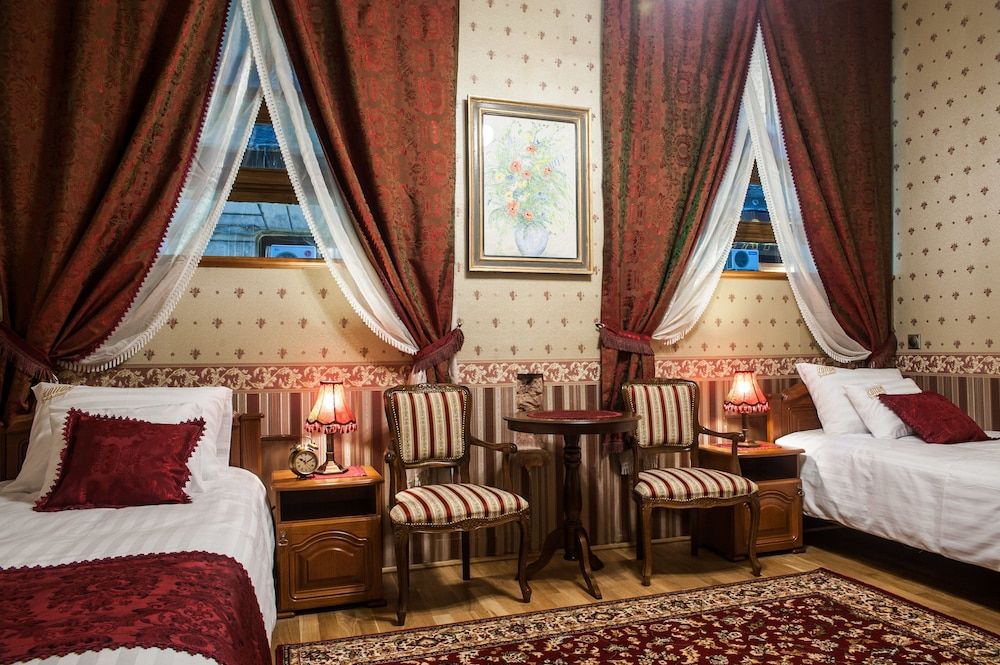 Bedroom view of Cotton House Hotel Budapest