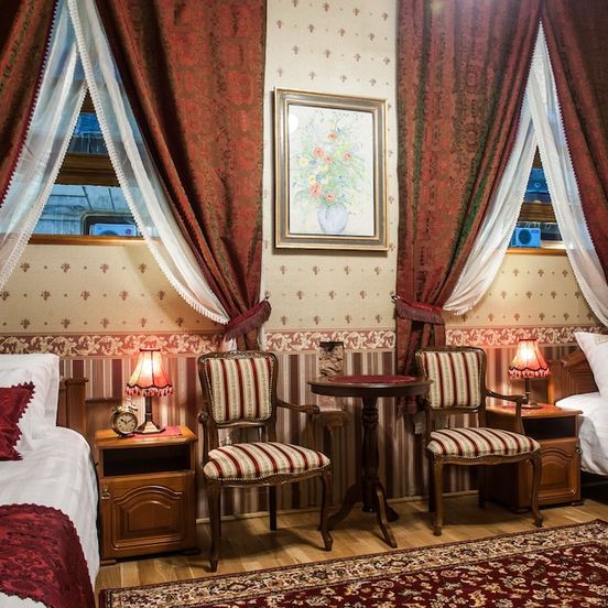 Bedroom view of Cotton House Hotel Budapest