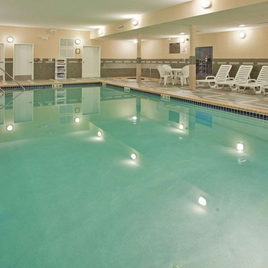 Pool view of Hampton Inn & Suites St. Cloud