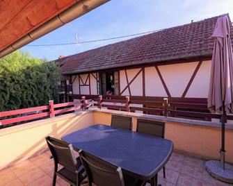 Superb house in Neuf-Brisach Haut-Rhin (90m2, 4-6 people) - Neuf Brisach - Balkon