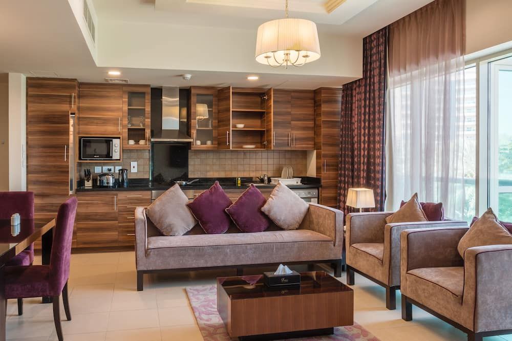Dunes Hotel Apartments Oud Metha - Dubai - Living room