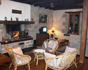 Old Farm Limousin Renovated Stone And Beams Oak - Peyrat-le-Château - Wohnzimmer
