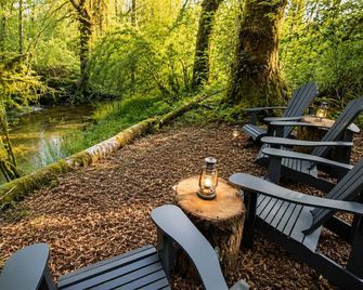Wild West Coast Getaway Hot Tub game room in town creek comfy! - Forks - Terasa