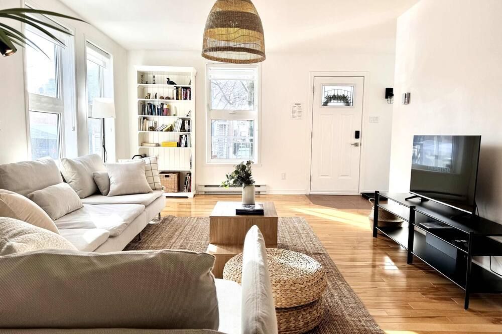 Urban Boho - Hot tub - EV Chrger - 3 Free Parking - קוויבק סיטי - סלון