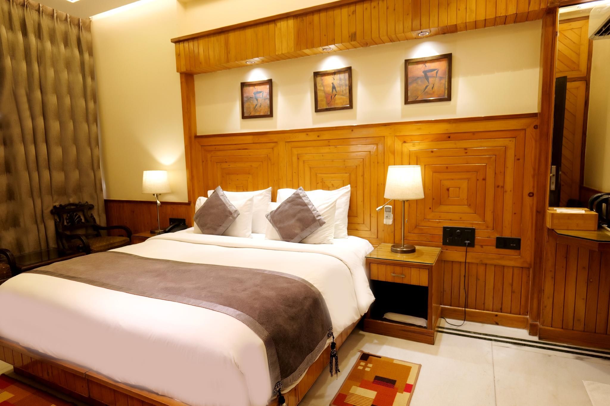 Wood Castle Hotel - New Delhi - Soveværelse