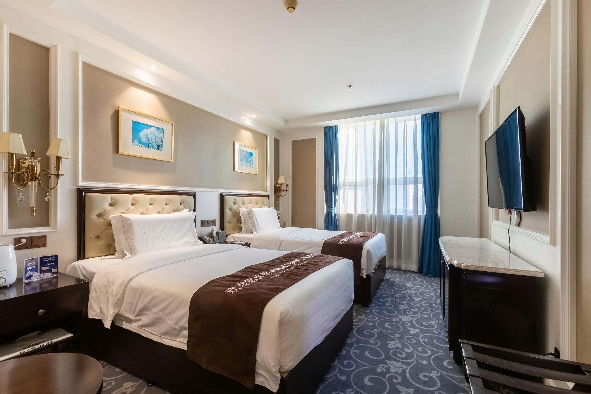 Rezen Hotel Lanjing Tower Zhangjiakou - تشانغجياكو - غرفة نوم