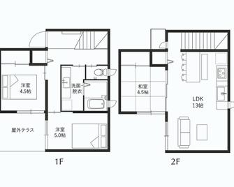 Rakuten Stay House X Will Style Fujinomiya - Фудзіномія - Floorplan