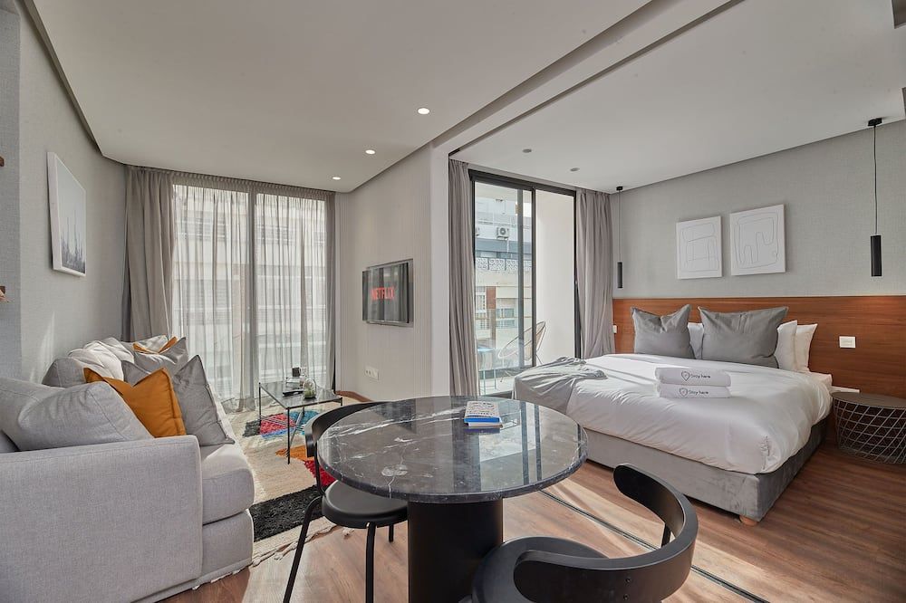 Stayhere Casablanca - Palmier City Living - Casablanca - Slaapkamer