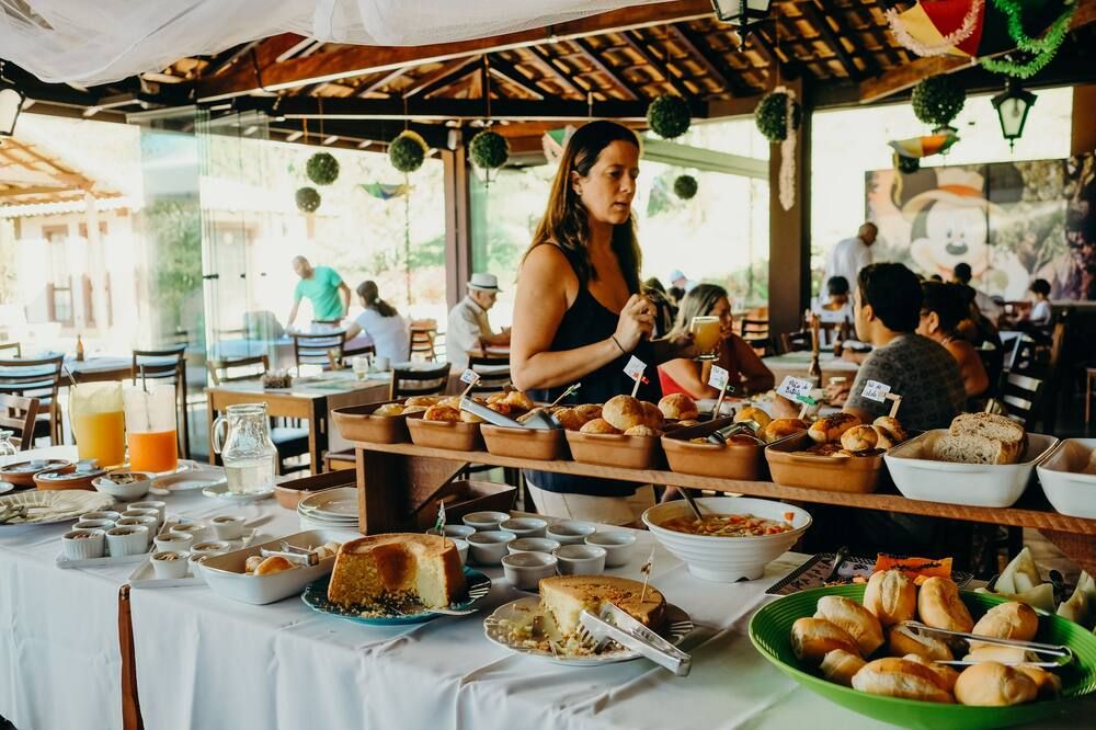 Vila Chico Hotel Fazenda - Sao Lourenco (Brasilien) - Buffet