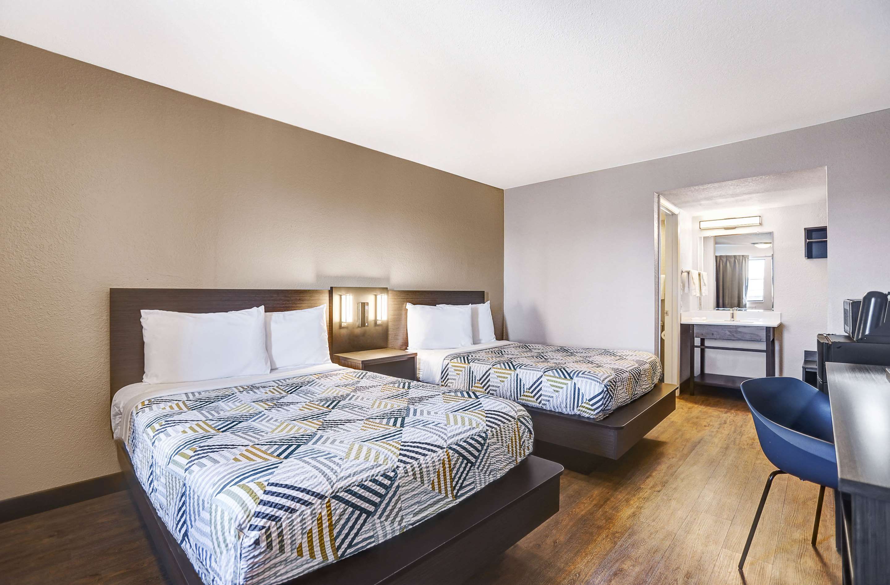 موتل 6 أمارليو، تكساس - أيربورت - أماريلو - غرفة نوم