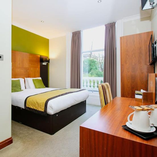 Bedroom view of Acorn Hotel