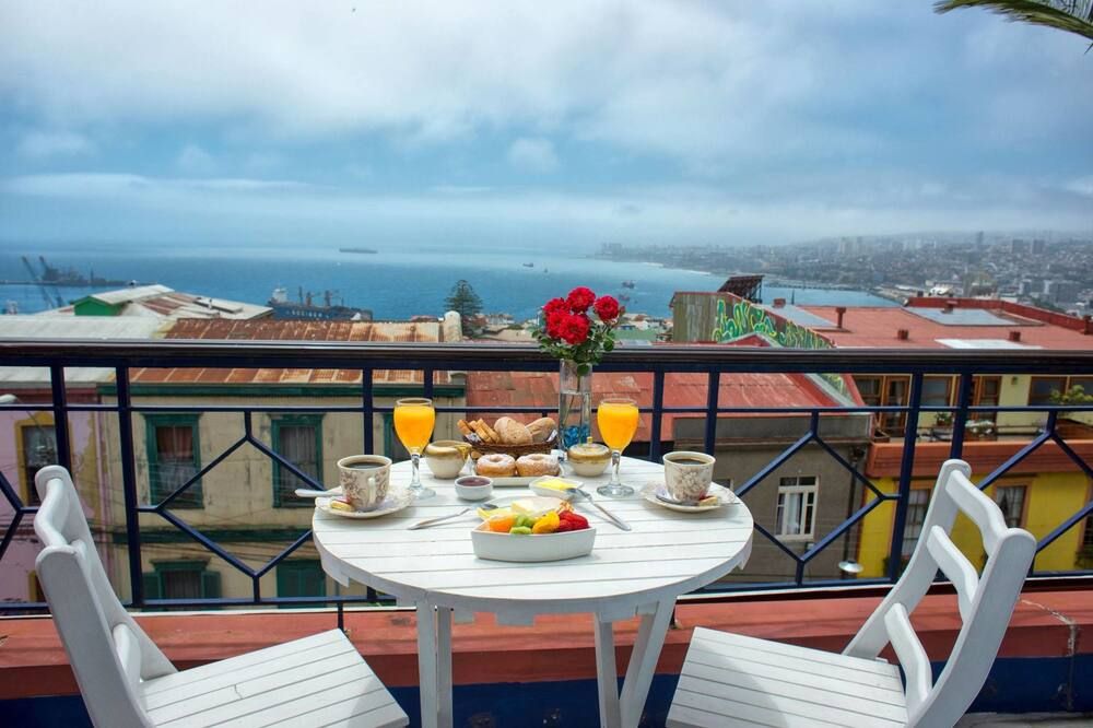 هوتل كاسا سومرسكيليس - فالبارايسو - شرفة