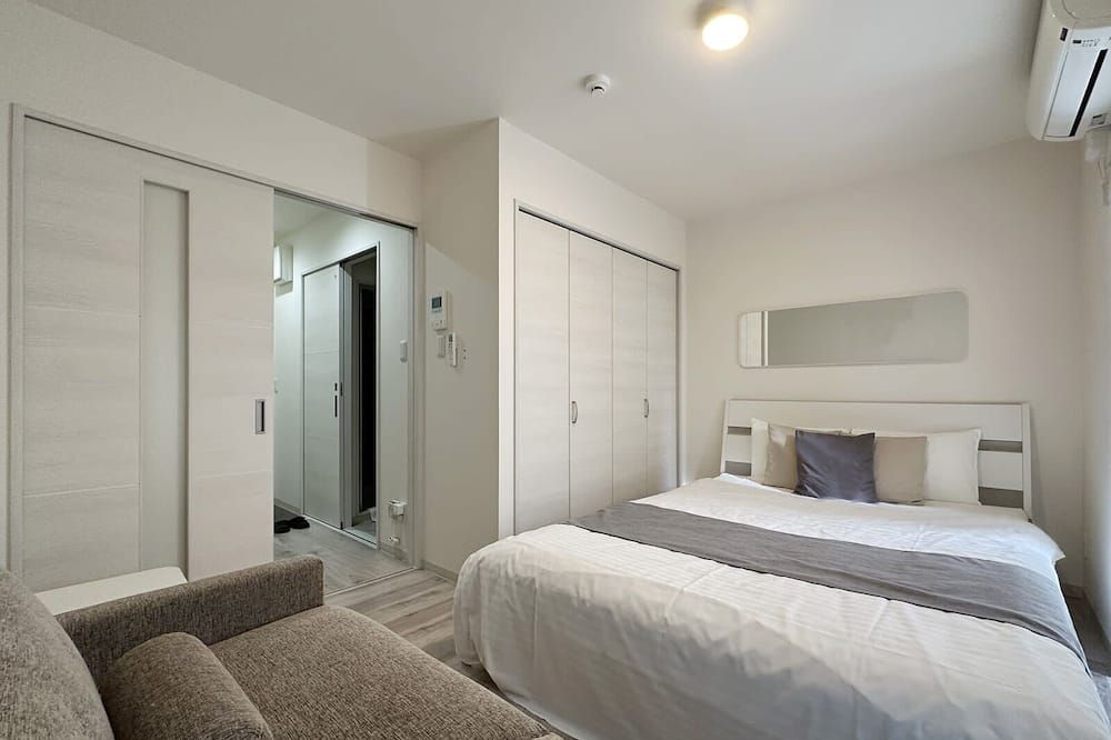 Yutori by b hotel - Beautiful 1Br Apt with Balcony for 3Ppl - Onomichi - Bedroom