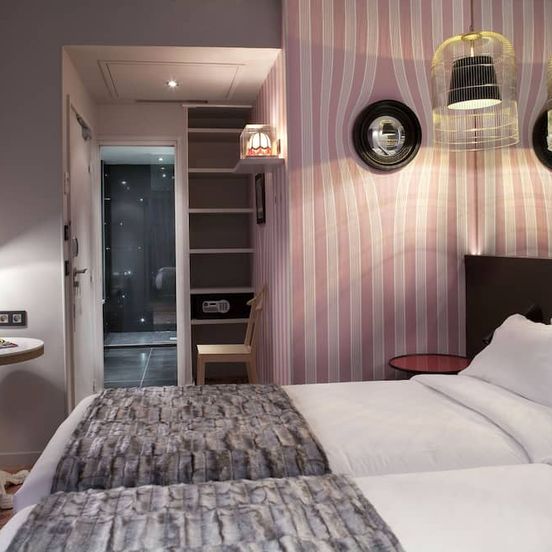 Bedroom view of Hotel Georgette