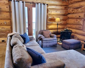 Aspen Hollow Cabin-Dog Friendly, Close to River and Walk to Ski Trail! - Winthrop - Living room
