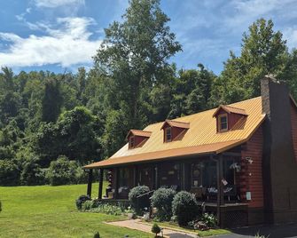 Log Cabin in the Field - Huntington
