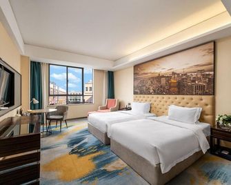 Meibiao Meihui Hotel (Xiangyang Liuji Airport Shenzhen Industrial Park) - Xiangyang - Bedroom