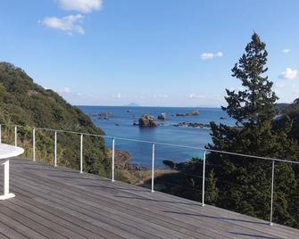 Villa Paradise of the sea and white sand Casa d / Kamogun Shizuoka - Kawazu - Balkón