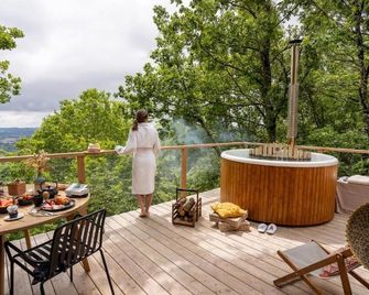 Les Coteaux - Lodges & Expériences - Lacépède - Balcón