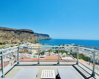 Casa Rustica with great living room with seaview - Mogán - Balkon