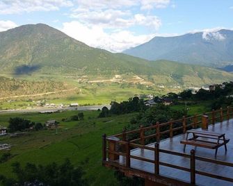Lobesa Resort - Distrito de Punakha - Balcón