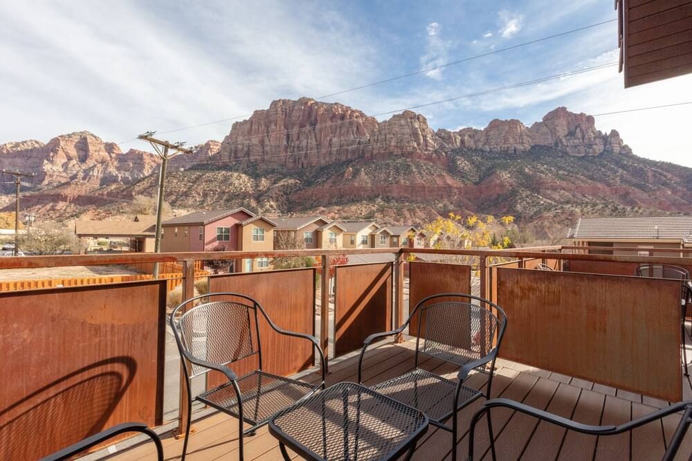 Balcony view of Springdale Townhome 1