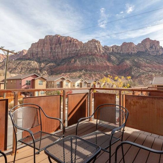 Balcony view of Springdale Townhome 1