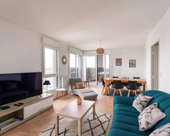 Akoya Urban Loft - Duplex dernier étage terrasses - Rennes - Ruang tamu