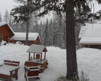 Rustic Log Cabin On 20 Acres Private and peaceful, only 20 min from town - Whitefish - Patio