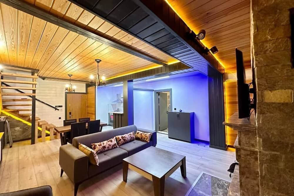 Inanlar Garden Hotel & Bungalow - Uzungöl - Obývací pokoj