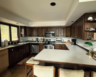 Briar Hill North Lakefront Contemporary with Private Dock - Lakeville - Kitchen