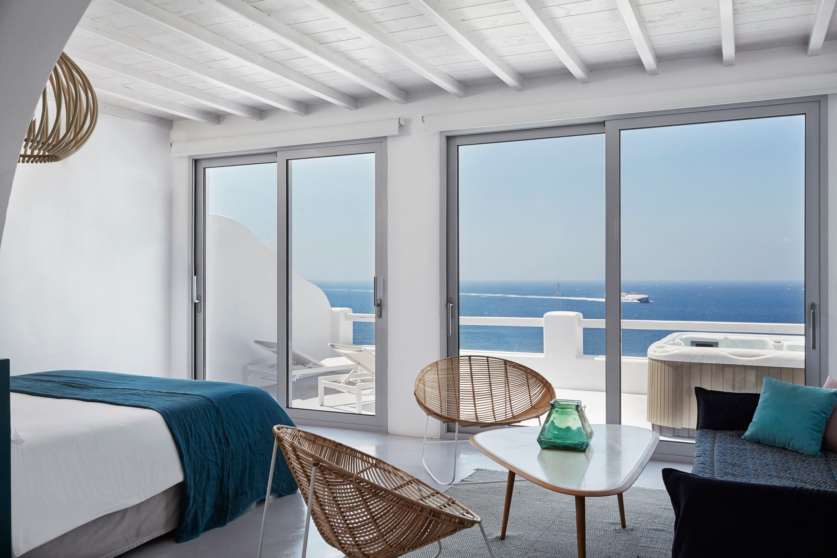 Kouros Hotel & Suites - מיקונוס - מרפסת