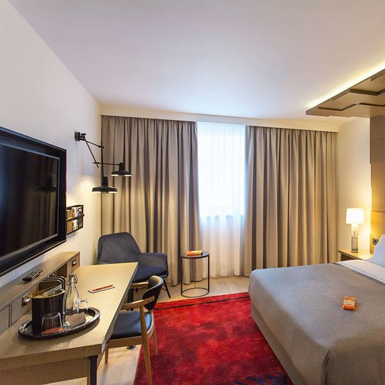 Bedroom view of Canopy by Hilton Zagreb City Centre