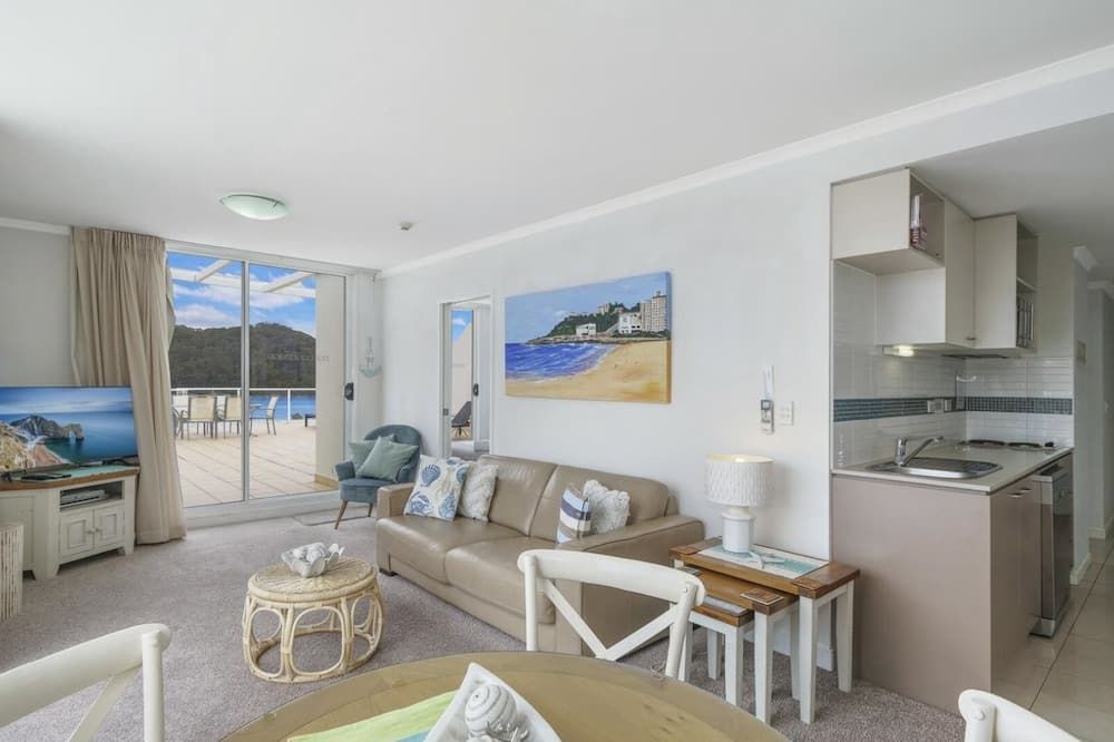 Bella Mare - 2 Bedroom Ocean View Terrace Apt - Ettalong beach - Soggiorno