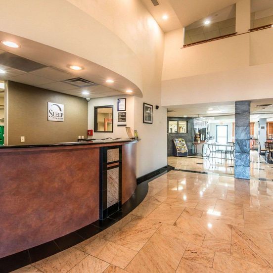Front desk view of Sleep Inn & Suites