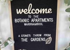 Botanic City - Warrnambool - Rezeption