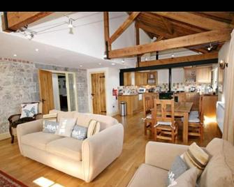 Chinkwell Tor barn near Widecombe in the Moor - Newton Abbot - Living room