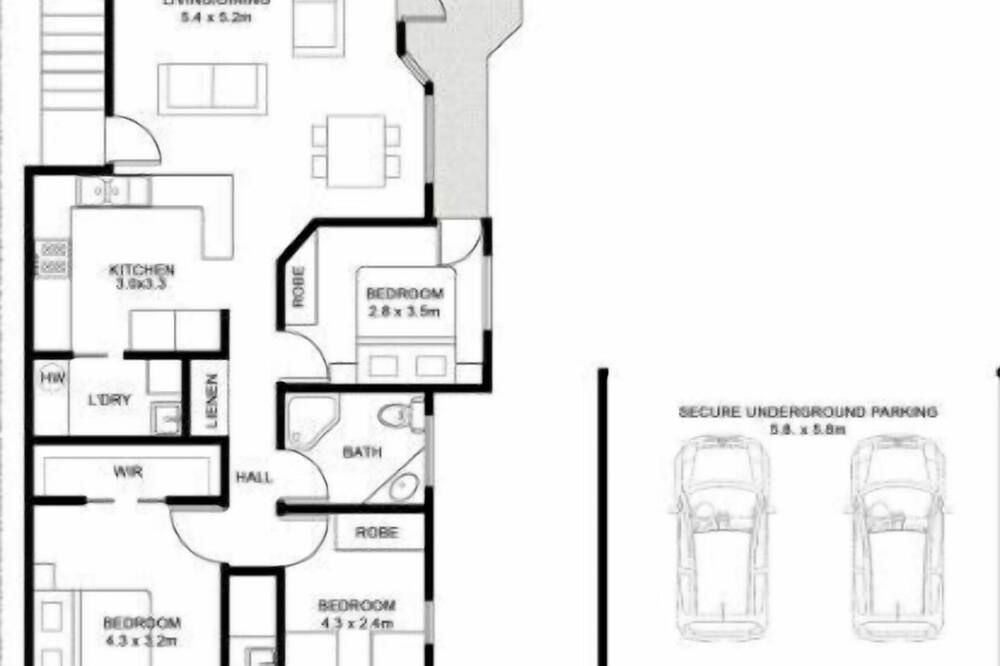 Seabreeze 4 on Lawson Street - Byron Bay - Floorplan