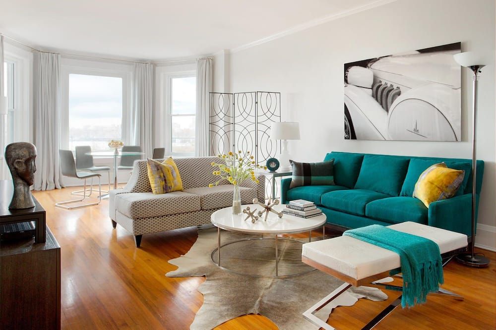 Stunning Boston Brownstone Condo By Interior Designer! - بوسطن - غرفة معيشة