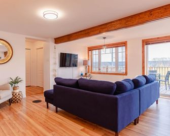 Hôtel à la maison - La Bleue Maritime - Rivière Du Loup - Sala de estar